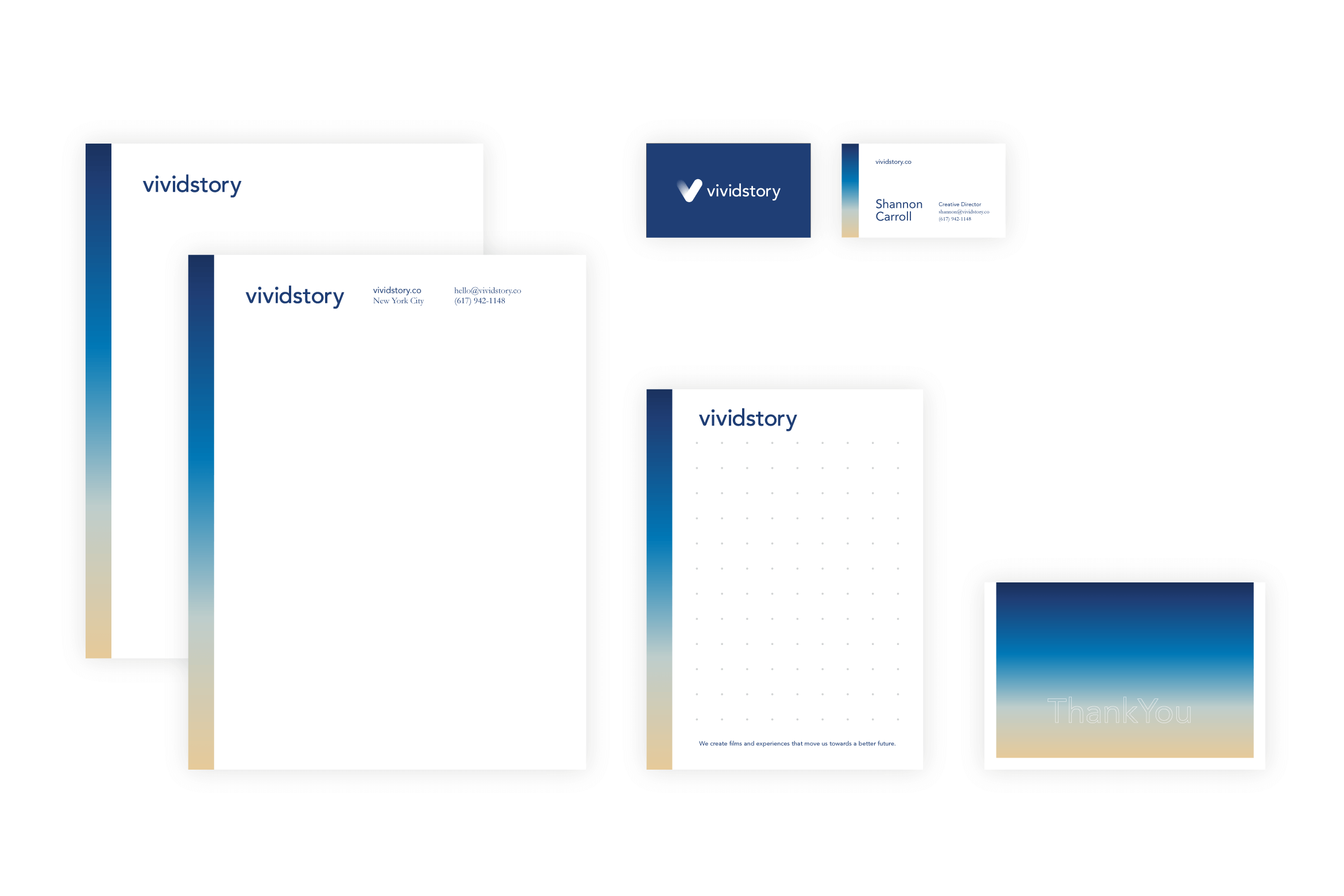 VividStory_Branding_Stationery